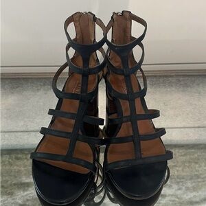 Lauren Ralph Lauren Black Strappy Women's Sandals
